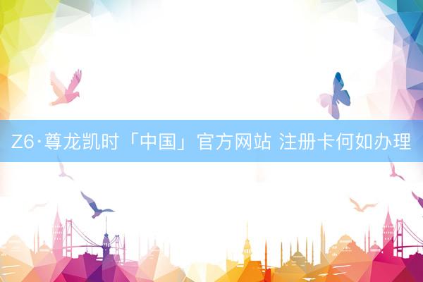 Z6·尊龙凯时「中国」官方网站 注册卡何如办理