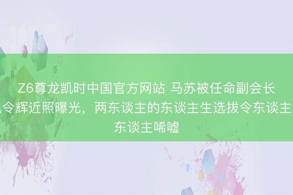 Z6尊龙凯时中国官方网站 马苏被任命副会长，孔令辉近照曝光，两东谈主的东谈主生选拔令东谈主唏嘘