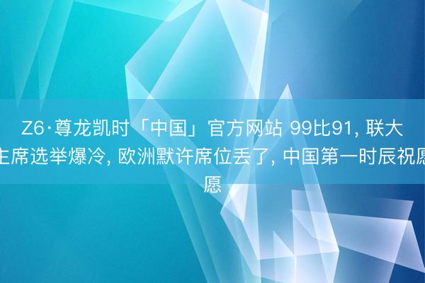 Z6·尊龙凯时「中国」官方网站 99比91， 联大主席选举爆冷， 欧洲默许席位丢了， 中国第一时辰祝愿