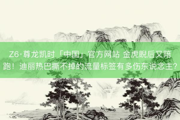 Z6·尊龙凯时「中国」官方网站 金虎睨后又陪跑！迪丽热巴撕不掉的流量标签有多伤东说念主？