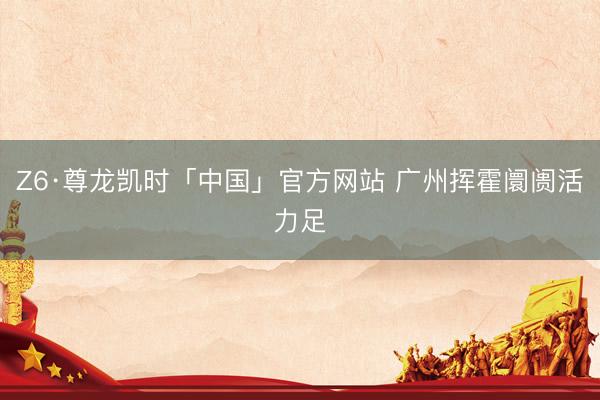 Z6·尊龙凯时「中国」官方网站 广州挥霍阛阓活力足